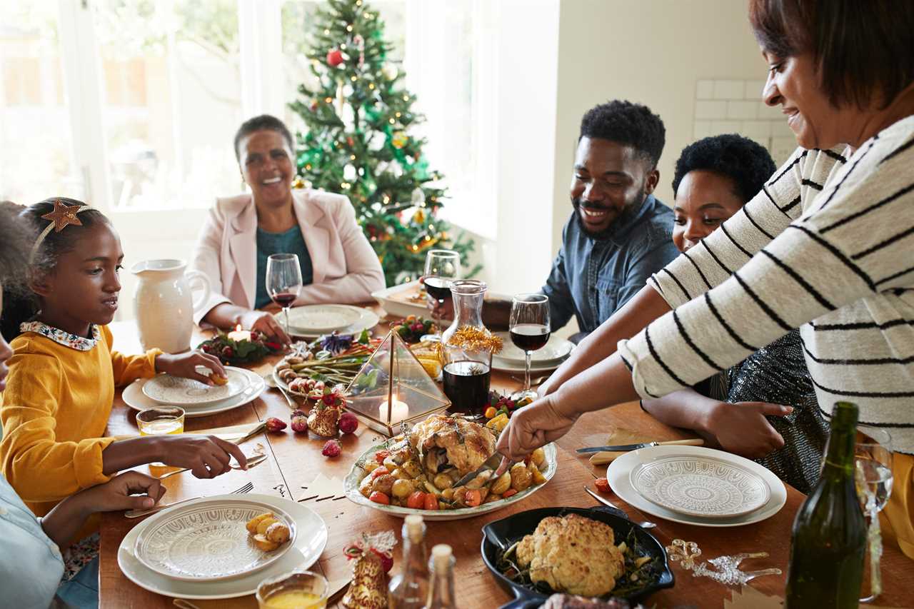 Dr Scally said eating at the table with a group of people was one of the most risky things you can do this Christmas