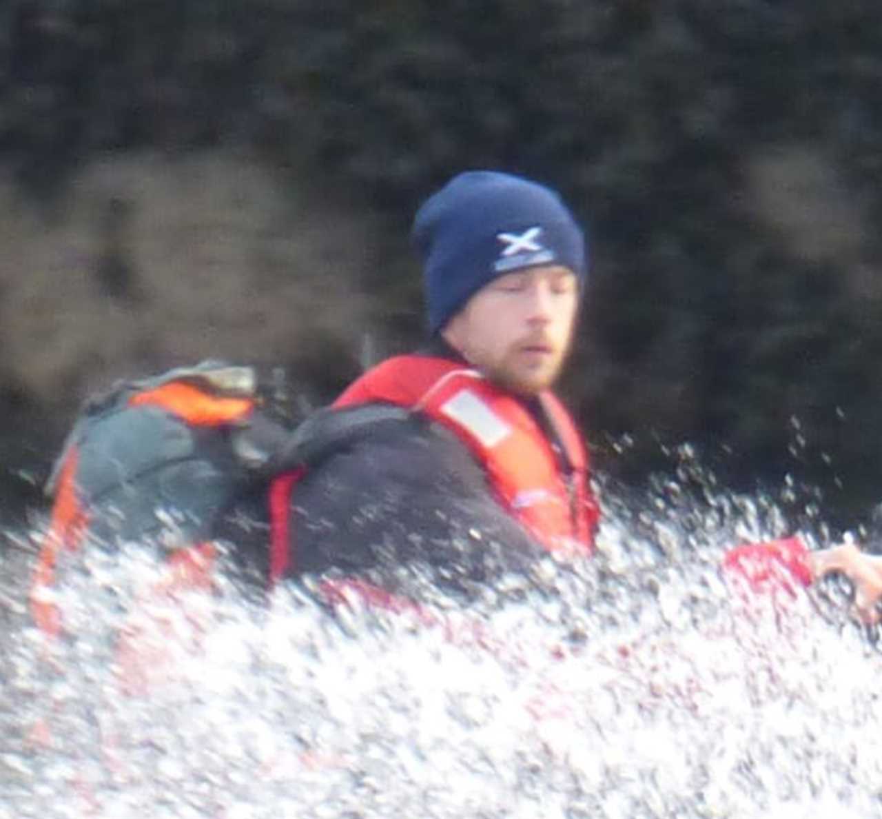 Moment Scots jet ski Romeo arrives on Isle of Man after 4.5hr journey to see girlfriend – with only 10 MINS of fuel left