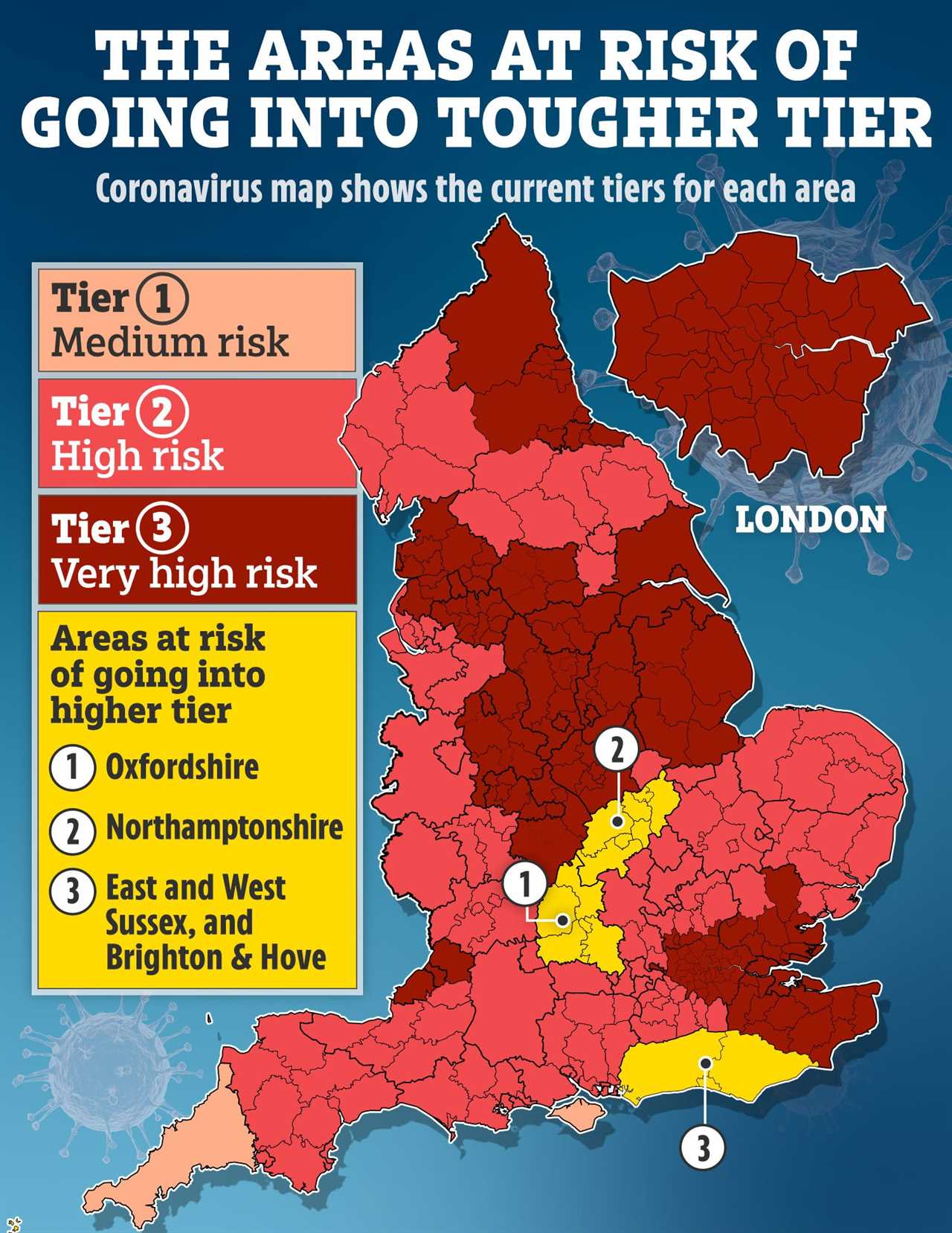 Tier changes: Matt Hancock to reveal what places will go into Tier 3 at 11.30