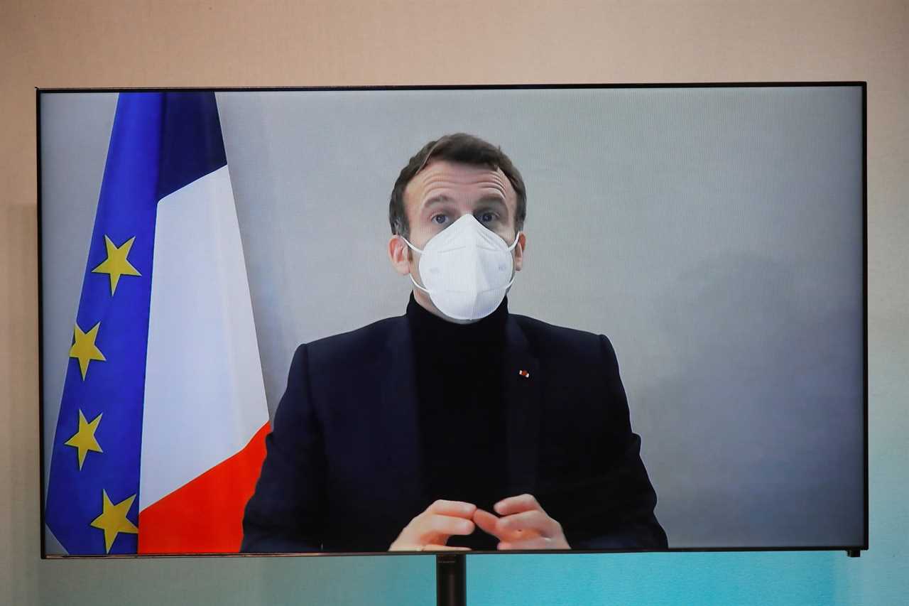 Covid-hit Macron struck down with ‘fever’ and has doc at his bedside as he apologises for cosying up to EU leaders