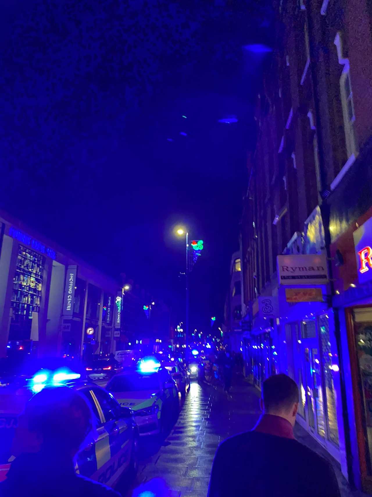 Dozens of police ‘pelted with missiles’ as they break up ‘an illegal rave’ in posh London suburb an hour before lockdown