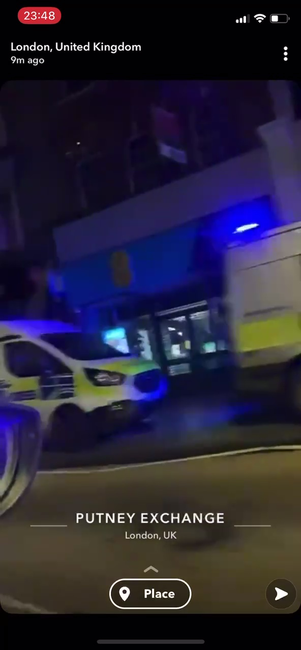 Dozens of police ‘pelted with missiles’ as they break up ‘an illegal rave’ in posh London suburb an hour before lockdown