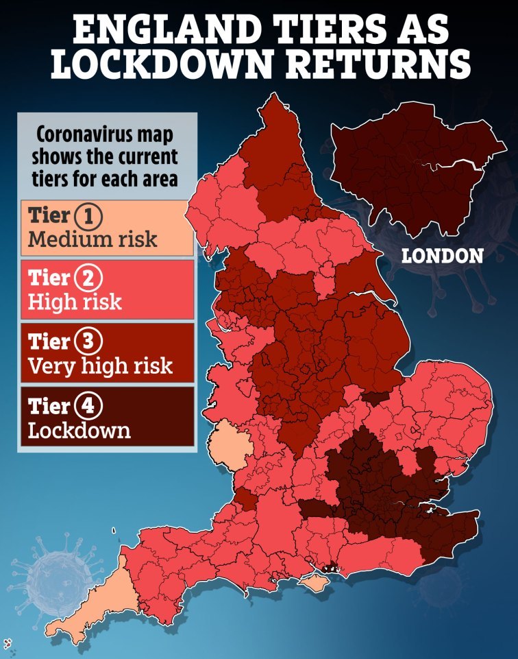 Are pubs and restaurants open in Tier 4 lockdown?