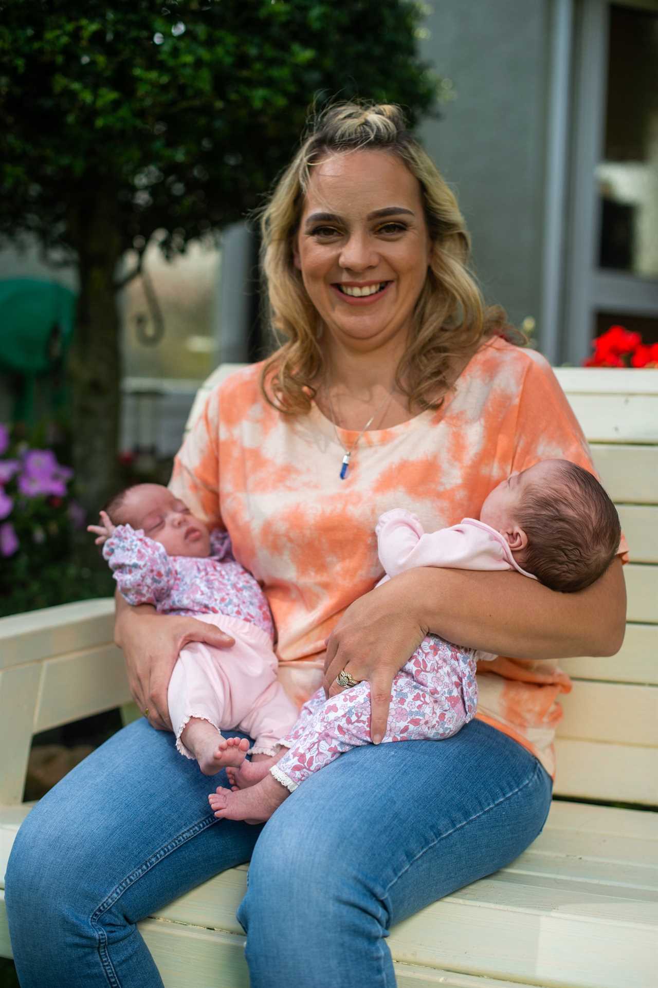 Mum of first UK twins born with Covid says she is ‘blessed’ as they celebrate first Christmas together