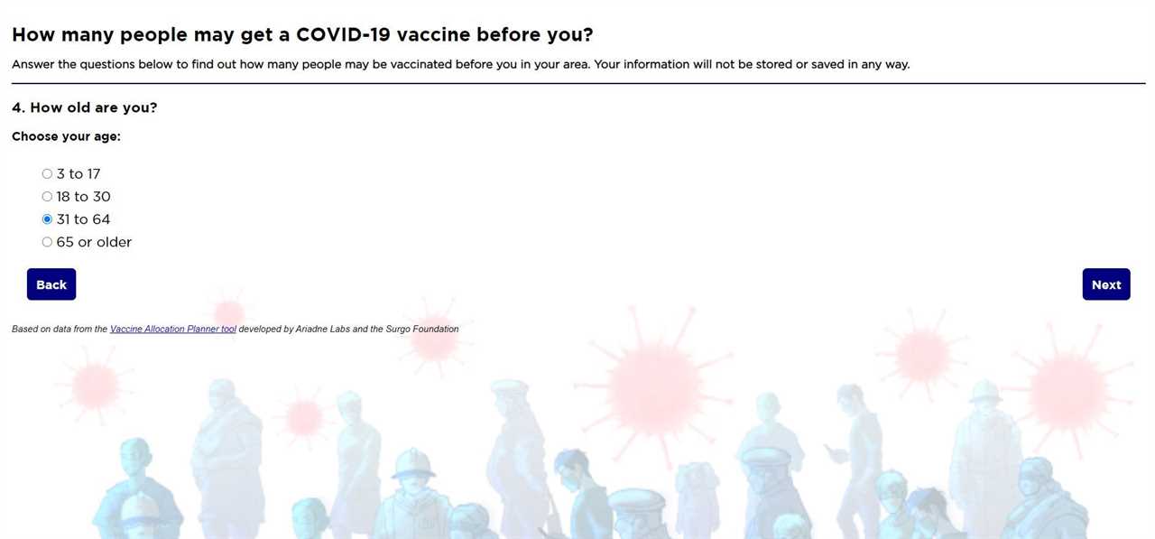 New Covid tool tells you when you might get the vaccine and how many people are in line ahead of you