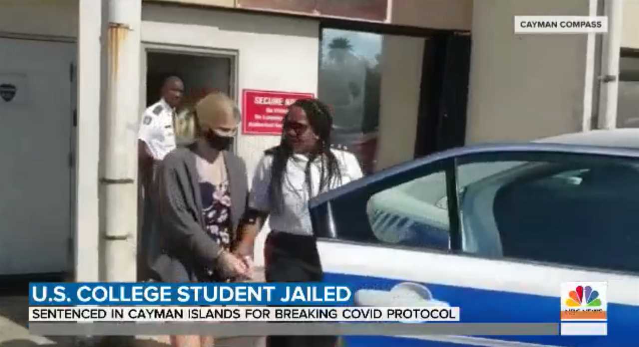 Sentence for student Skylar Mack, 18, slashed in half after she was jailed in Cayman Islands for breaching Covid rules