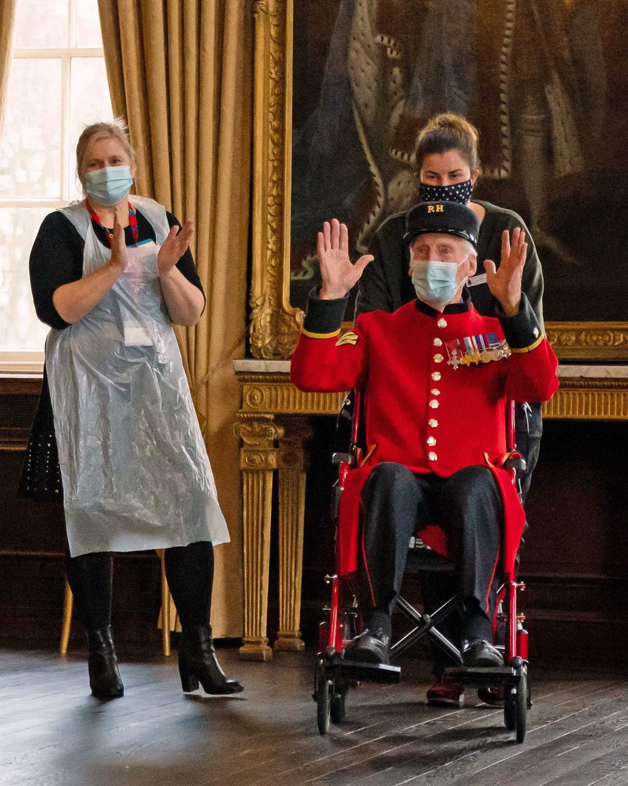 Around 300 Chelsea Pensioners delighted to get Covid-19 vaccine