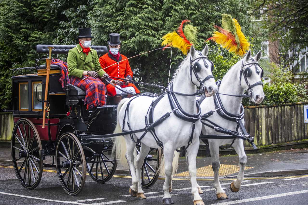 Care home residents treated to a horse-drawn carriage ride inspired by Charles Dickens tale A Christmas Carol