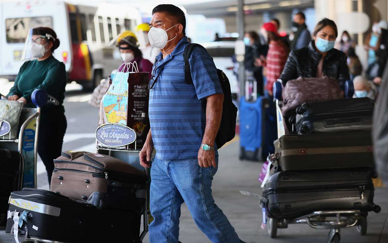 Air travel surges to 1.2million on busiest day since MARCH as Christmas crowds spurn Covid stay-at-home warnings