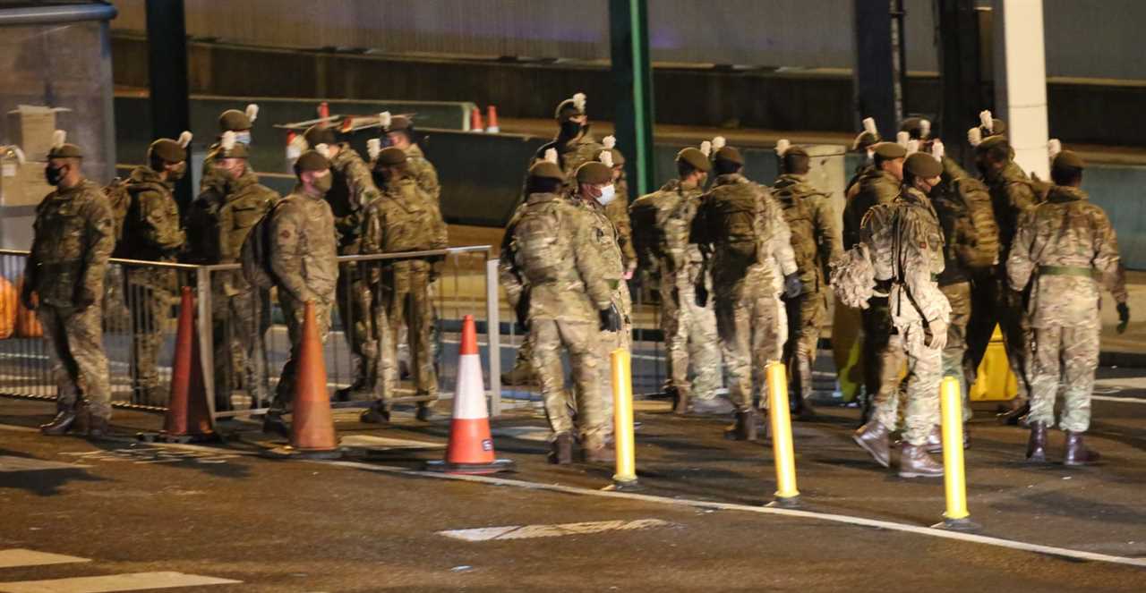 Army called in to help 5,000 lorry drivers stranded in their cabs for Christmas Day after border chaos