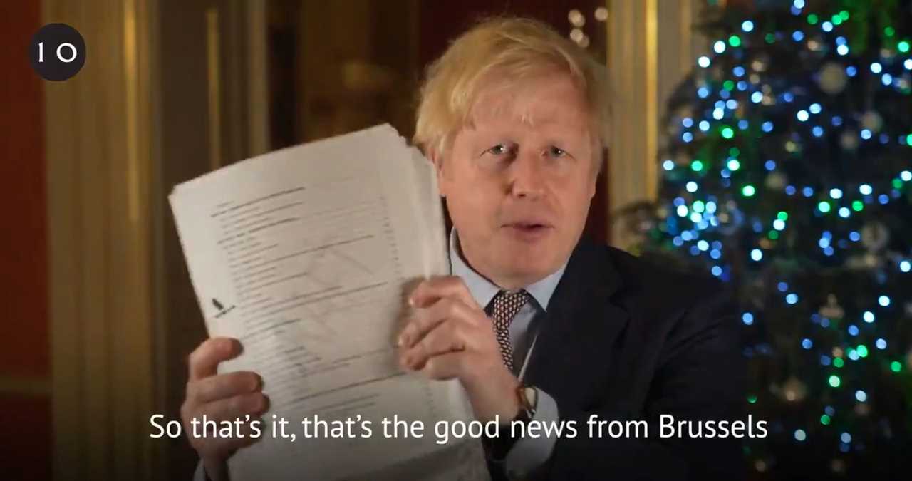 Boris Johnson secured Christmas Brexit deal hours after warning Brussels ‘I won’t sign it’ in massive taxes row