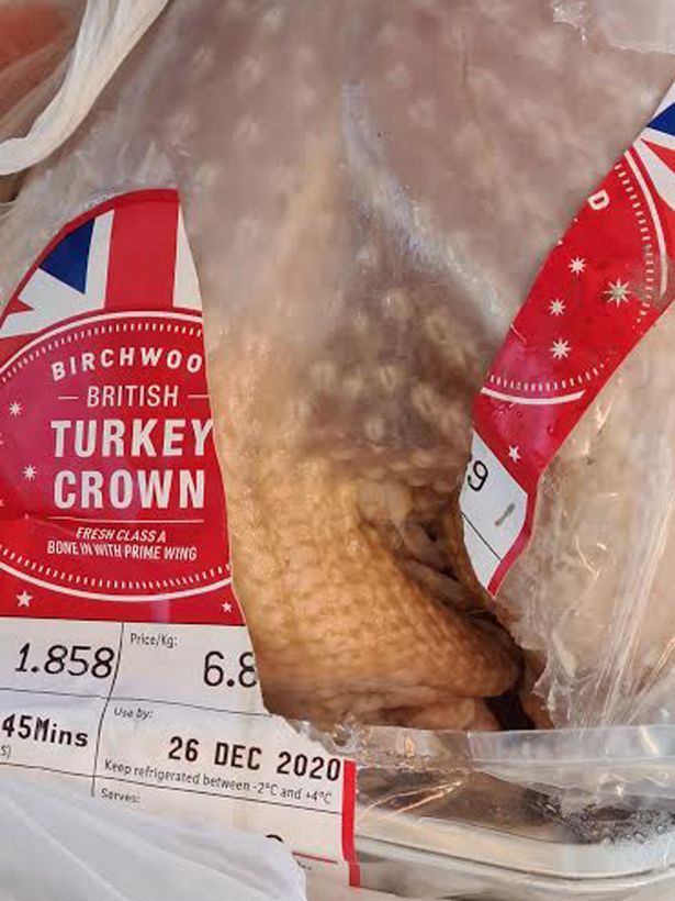 Woman who lost brother to Covid on Christmas Eve horrified to find turkey dinner had rotted