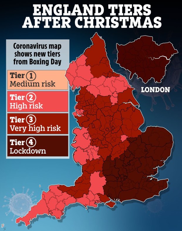 Cops in Tier 1 Isles of Scilly send five people from Tier 4 areas back home after they tried to travel for Xmas holiday