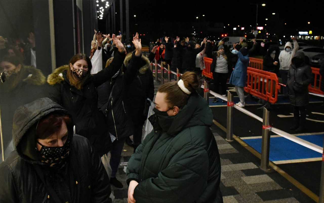 Bargain hunters queue from 4am to get their hands on the best deals in the Boxing Day sales