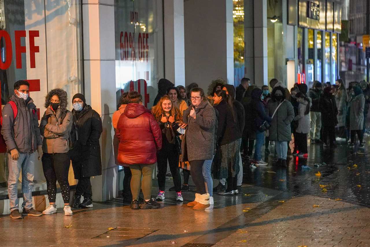 Bargain hunters queue from 4am to get their hands on the best deals in the Boxing Day sales