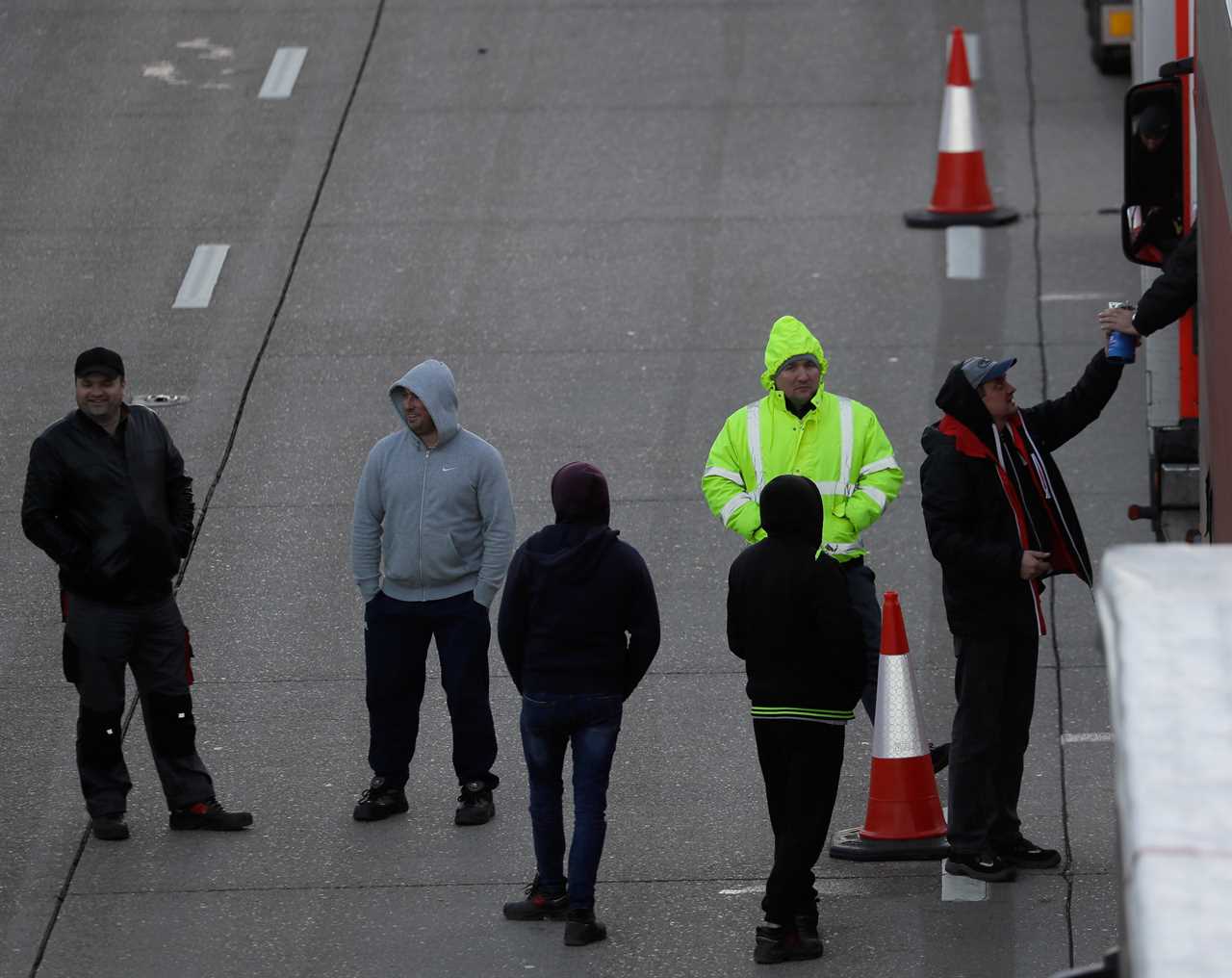 3,000 truckers forced to spend Boxing Day in cabs with ‘more arriving every hour’ as Army works to clear Dover chaos