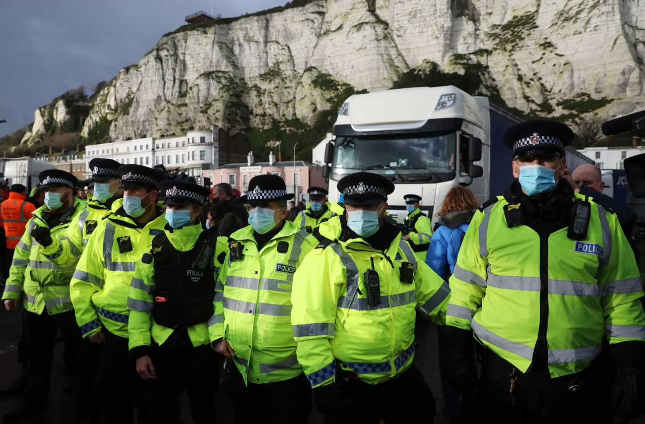 3,000 truckers forced to spend Boxing Day in cabs with ‘more arriving every hour’ as Army works to clear Dover chaos