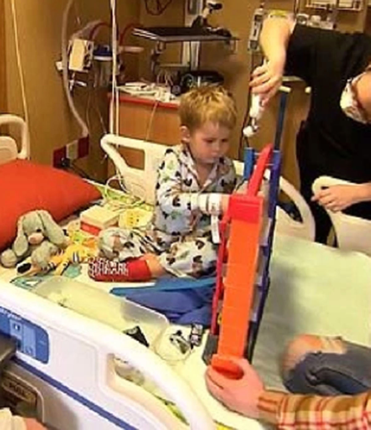 Boy aged just 3 undergoes emergency brain surgery after Covid-related STROKE