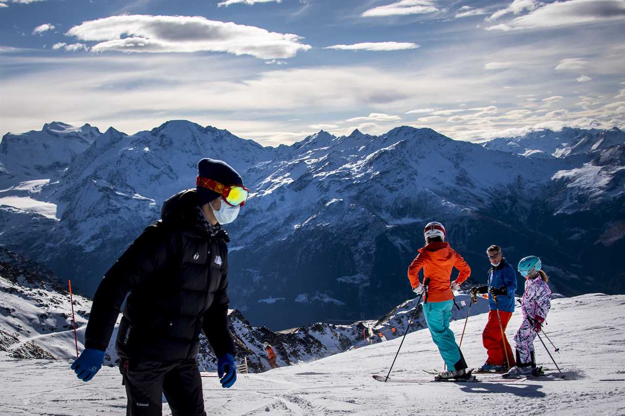 Hundreds of Brit tourists escape Covid quarantine on luxury Swiss Ski resort after ‘cloak and dagger operation’