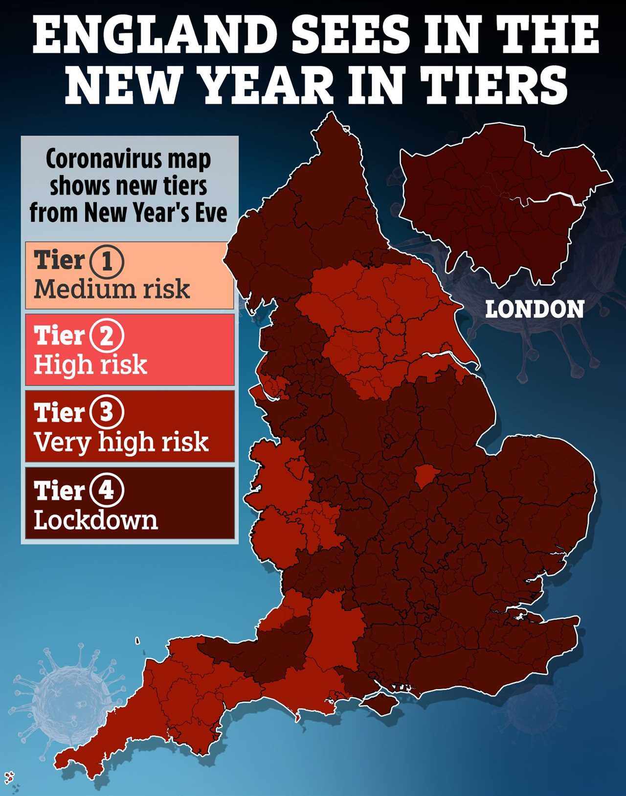 All schools in 49 worst-hit Tier 4 Covid hotspots will stay shut for at least TWO weeks – but it could be longer