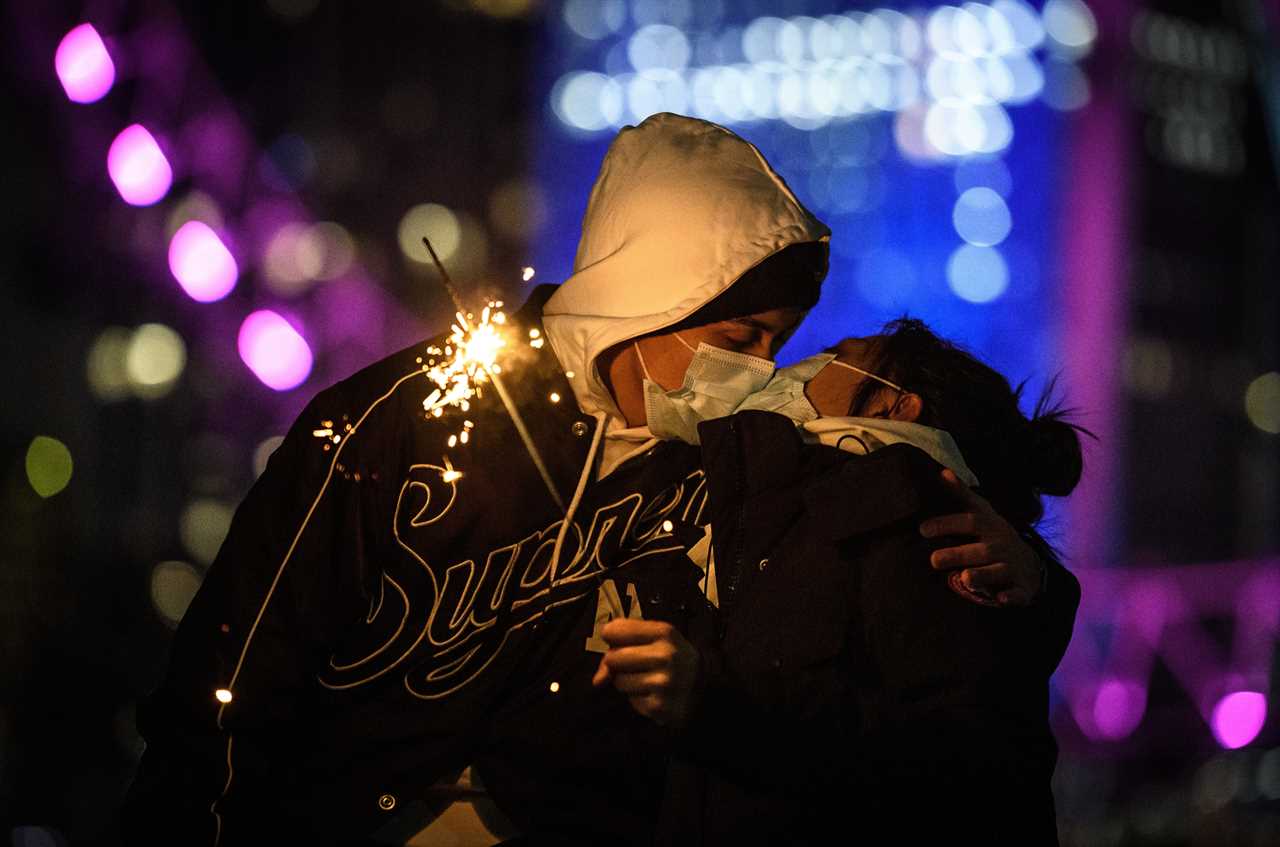 Surprise London fireworks and light show usher in the New Year as whole nation hopes for a brighter 2021