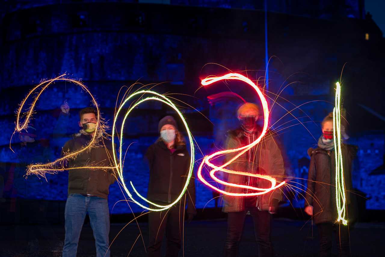 Surprise London fireworks and light show usher in the New Year as whole nation hopes for a brighter 2021