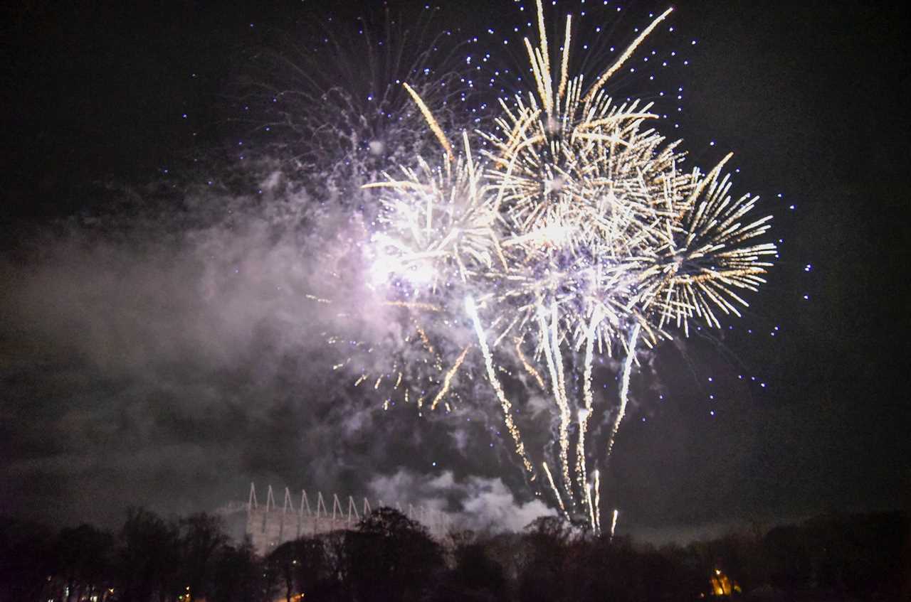 Surprise London fireworks and light show usher in the New Year as whole nation hopes for a brighter 2021