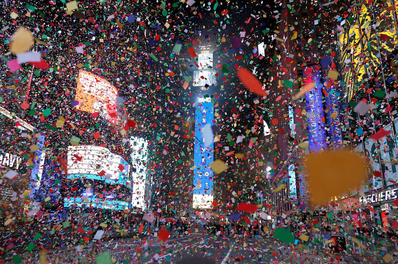 Bill de Blasio slammed for deserted Times Square dance as Covid-ravaged New Yorkers remain in lockdown