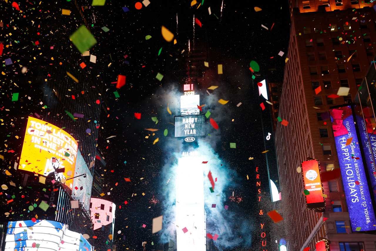 Bill de Blasio slammed for deserted Times Square dance as Covid-ravaged New Yorkers remain in lockdown