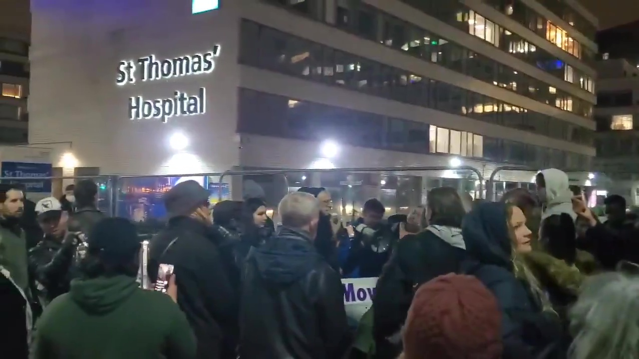 Maskless idiots mob A&E doctor yelling ‘Covid is a hoax’ as he leaves London hospital after New Year’s Eve late shift