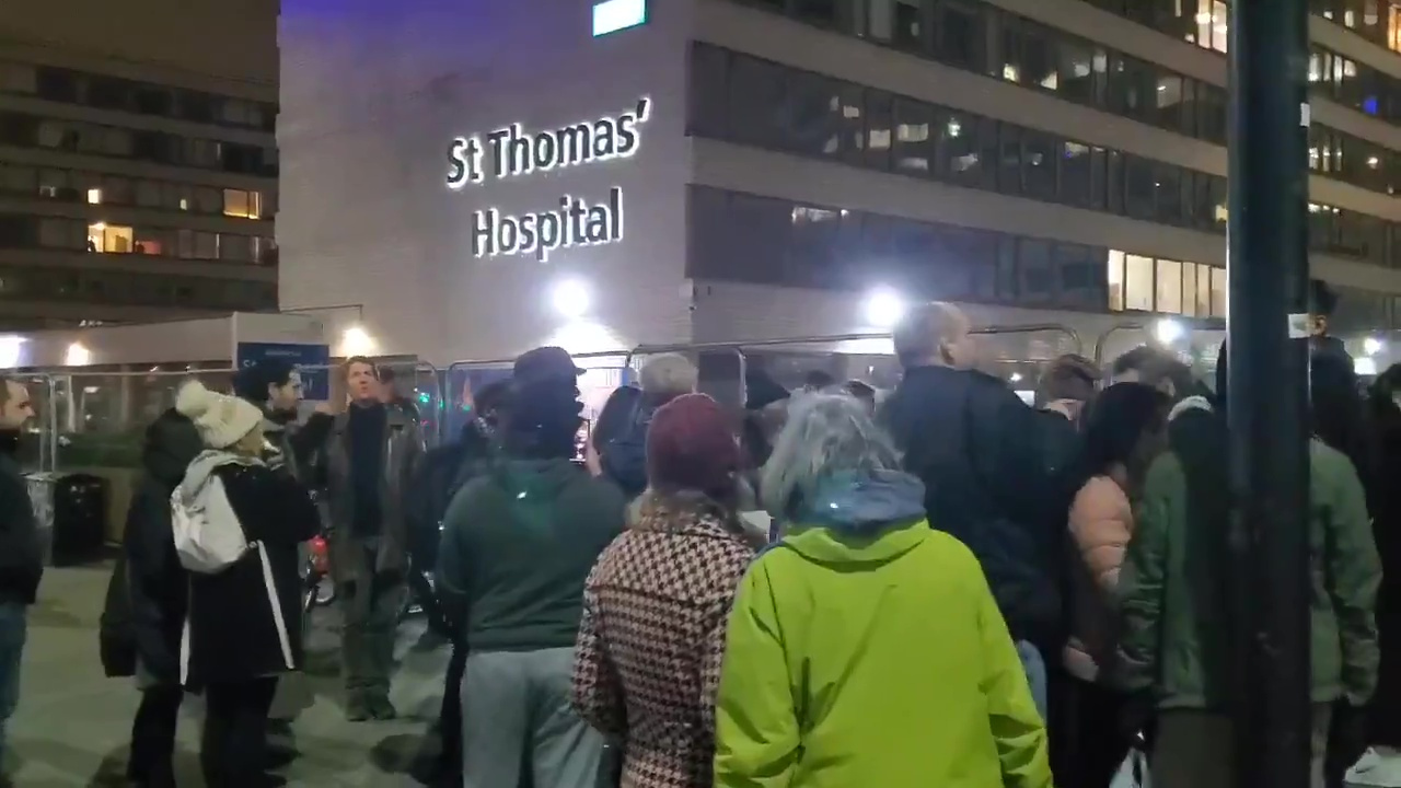 Maskless idiots mob A&E doctor yelling ‘Covid is a hoax’ as he leaves London hospital after New Year’s Eve late shift