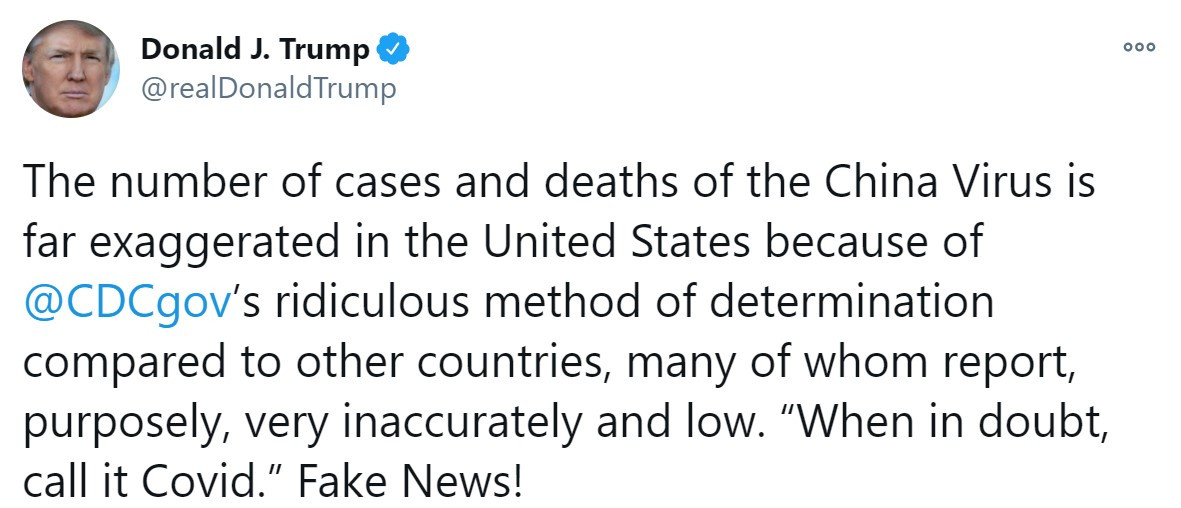 Trump fumes he gets no ‘credit for my work’ on Covid as ‘revered’ Fauci sinks Don’s ‘exaggerated’ death toll tweet on TV