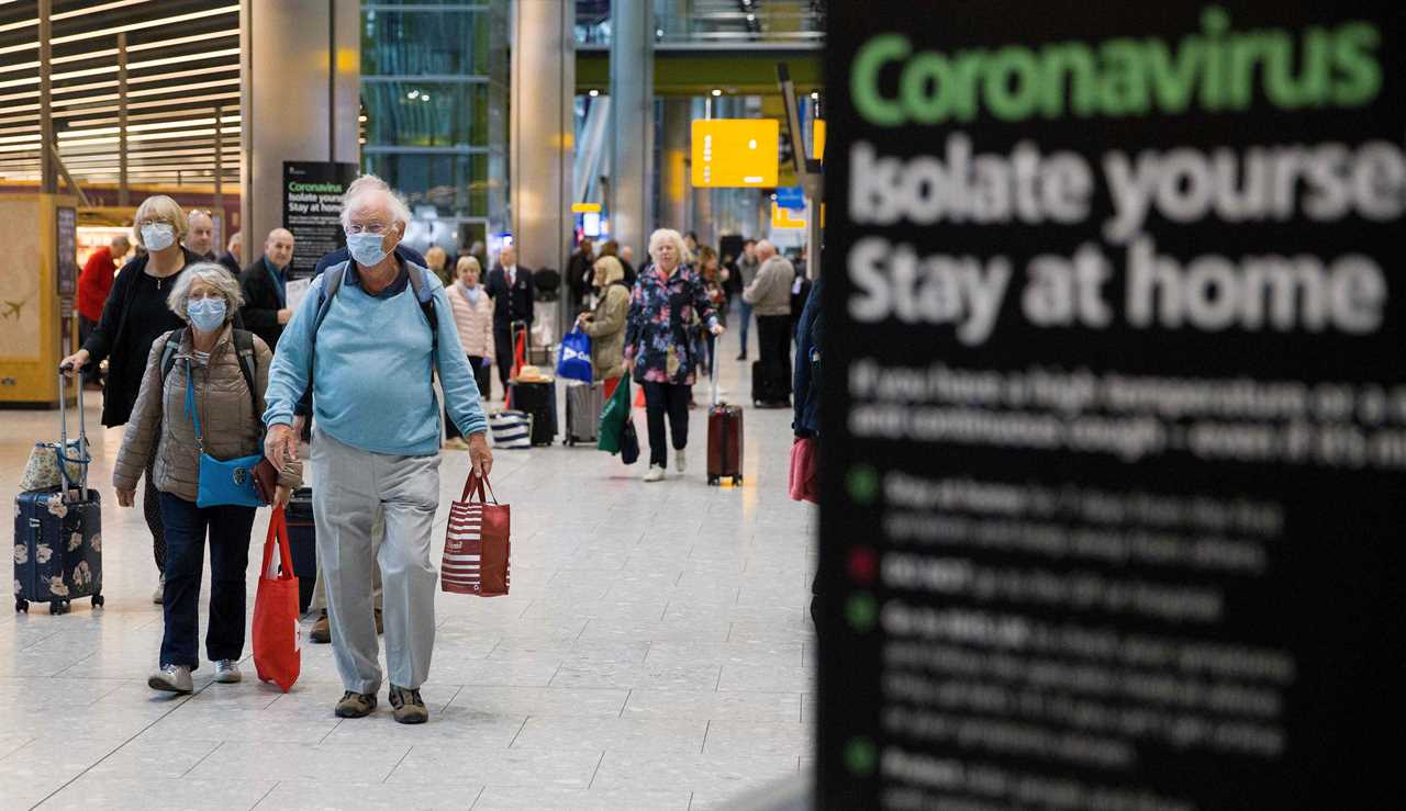 International arrivals must test negative for Covid before entering UK under new lockdown rules