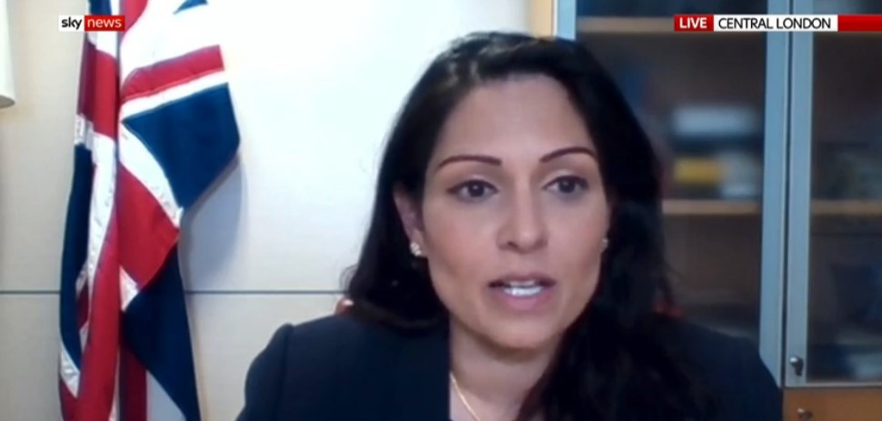 Priti Patel says Trump’s comments ‘directly’ led to Capitol violence