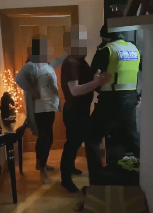 Three people are charged with assaulting police after home ‘with too many people inside raided for Covid breach’