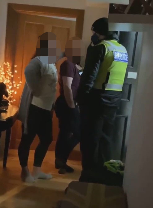 Three people are charged with assaulting police after home ‘with too many people inside raided for Covid breach’