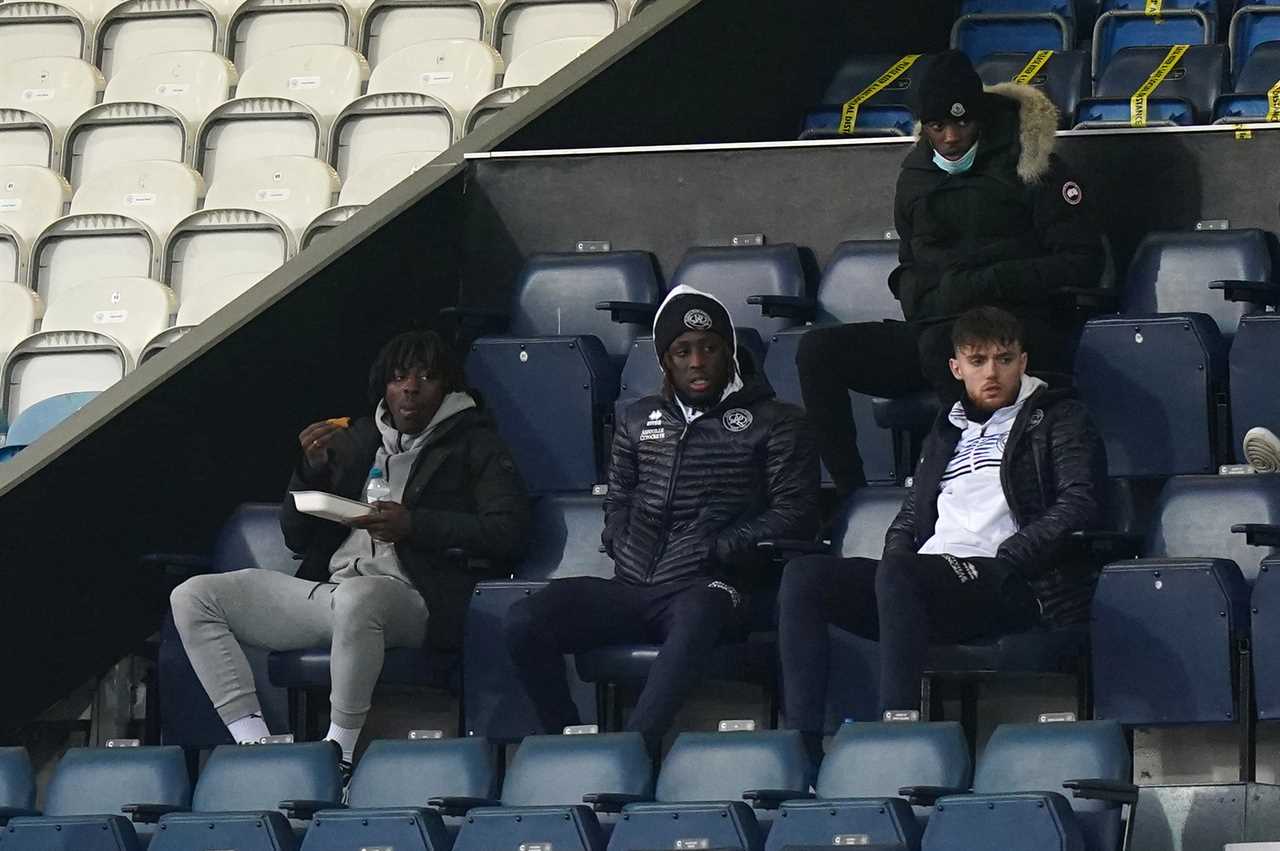 Eberechi Eze appears to break coronavirus rules by attending QPR clash despite fan ban and NOT wearing face mask