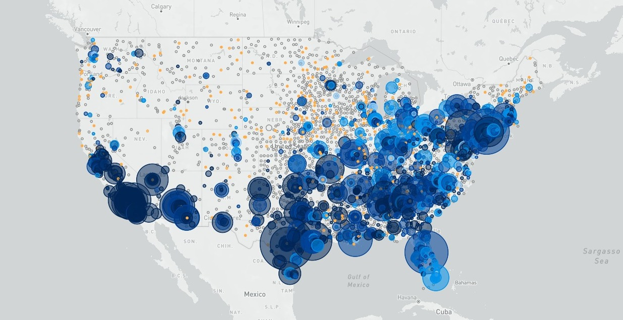 Chilling map shows how full YOUR intensive care unit is as Covid hospitalizations push them to breaking point