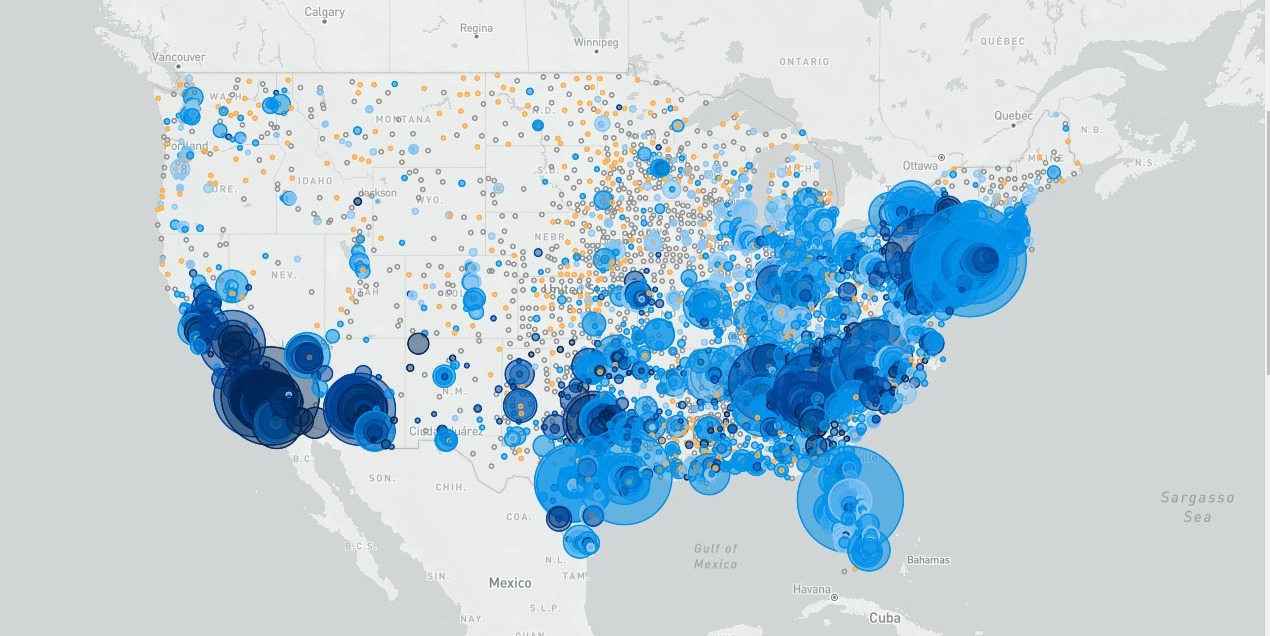 Chilling map shows how full YOUR intensive care unit is as Covid hospitalizations push them to breaking point