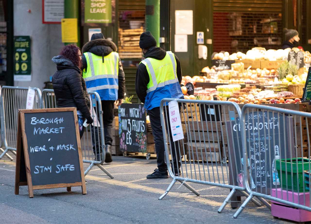 London’s famous Borough Market becomes UK’s first outdoor space to enforce wearing face masks