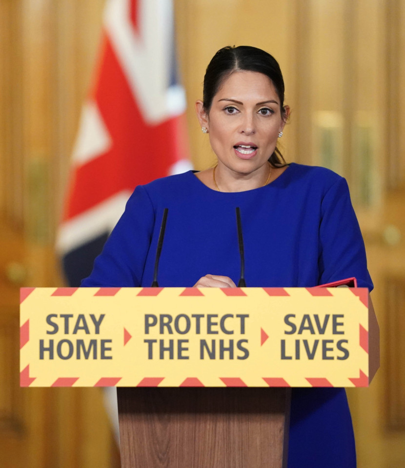 Priti Patel announcement: What time is the Home Secretary’s speech on police fines tonight?