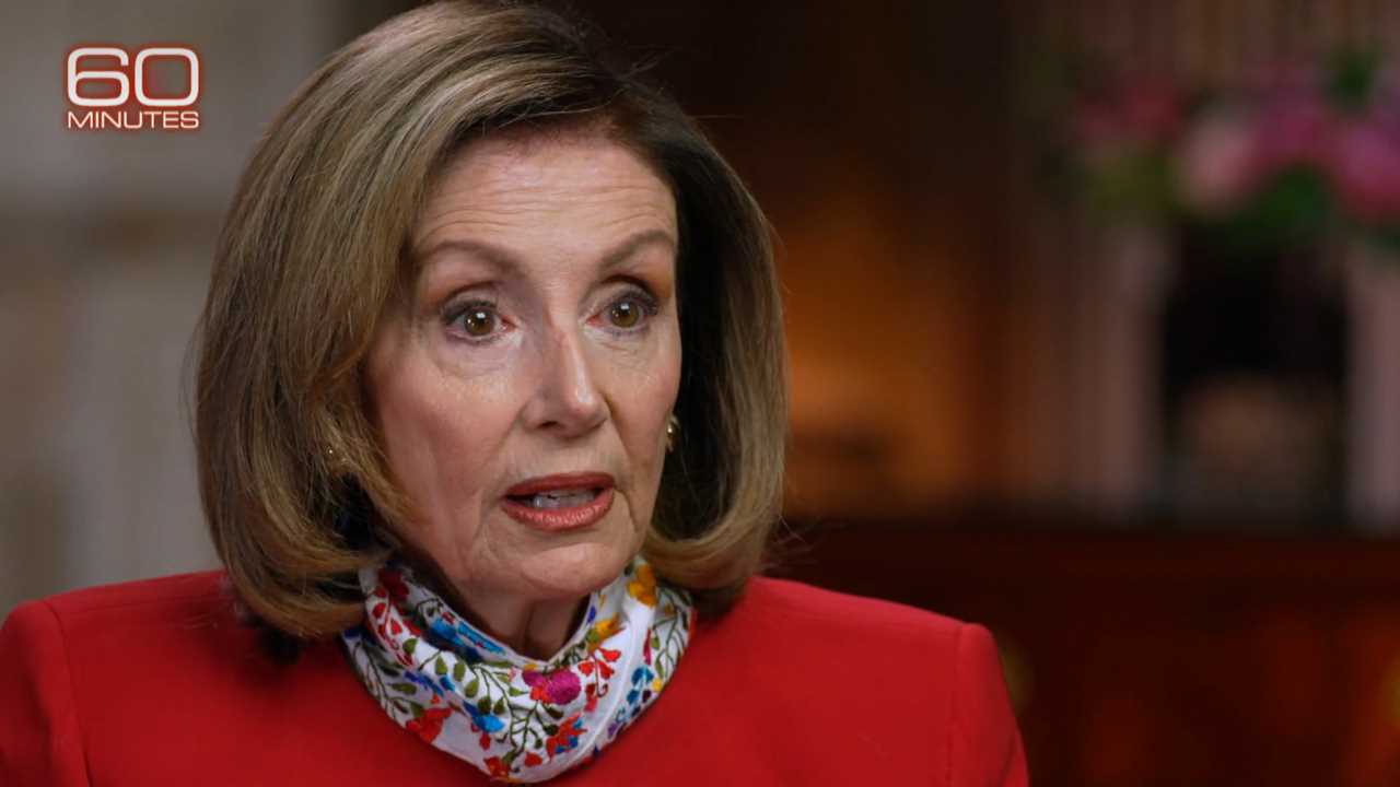 Pelosi DEFENDS stalling Covid stimulus checks on 60 Minutes and slaps down AOC for criticizing her leadership