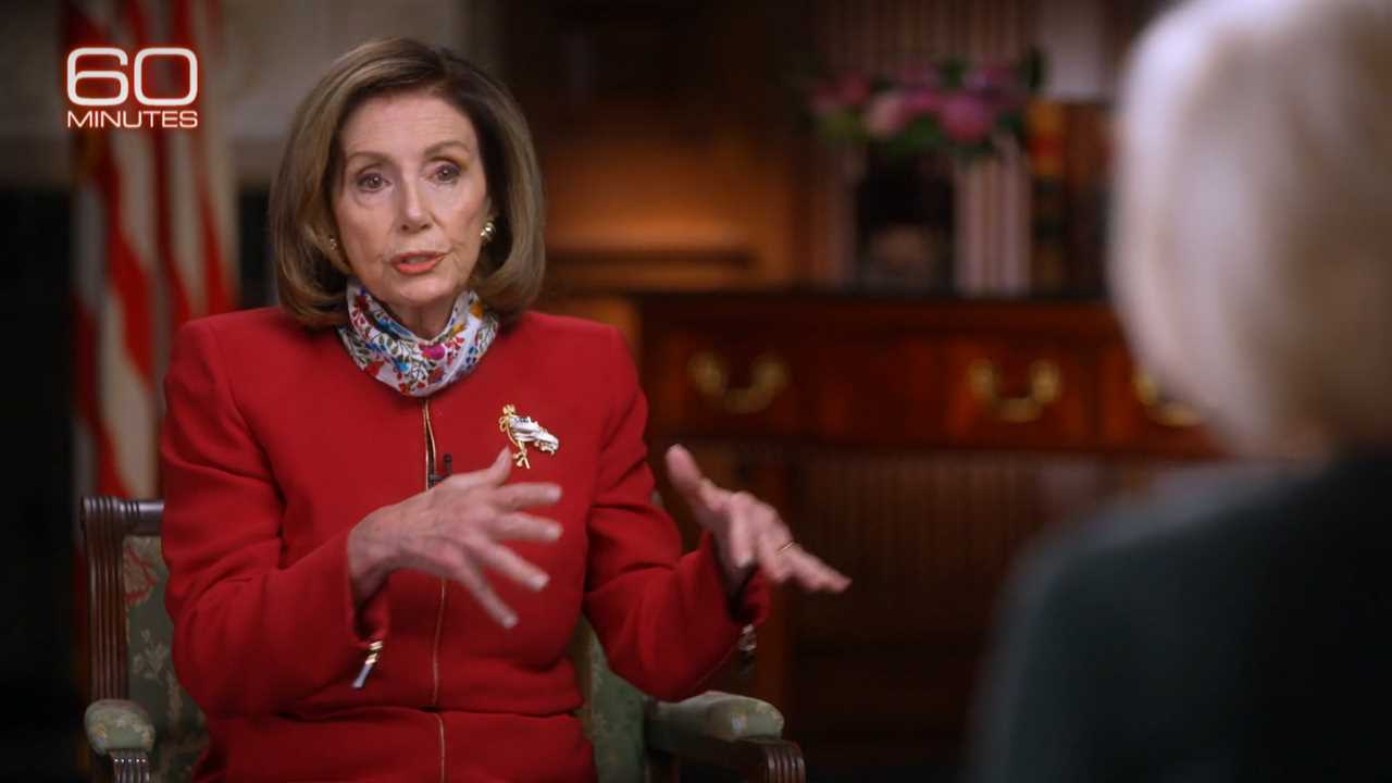 Pelosi DEFENDS stalling Covid stimulus checks on 60 Minutes and slaps down AOC for criticizing her leadership