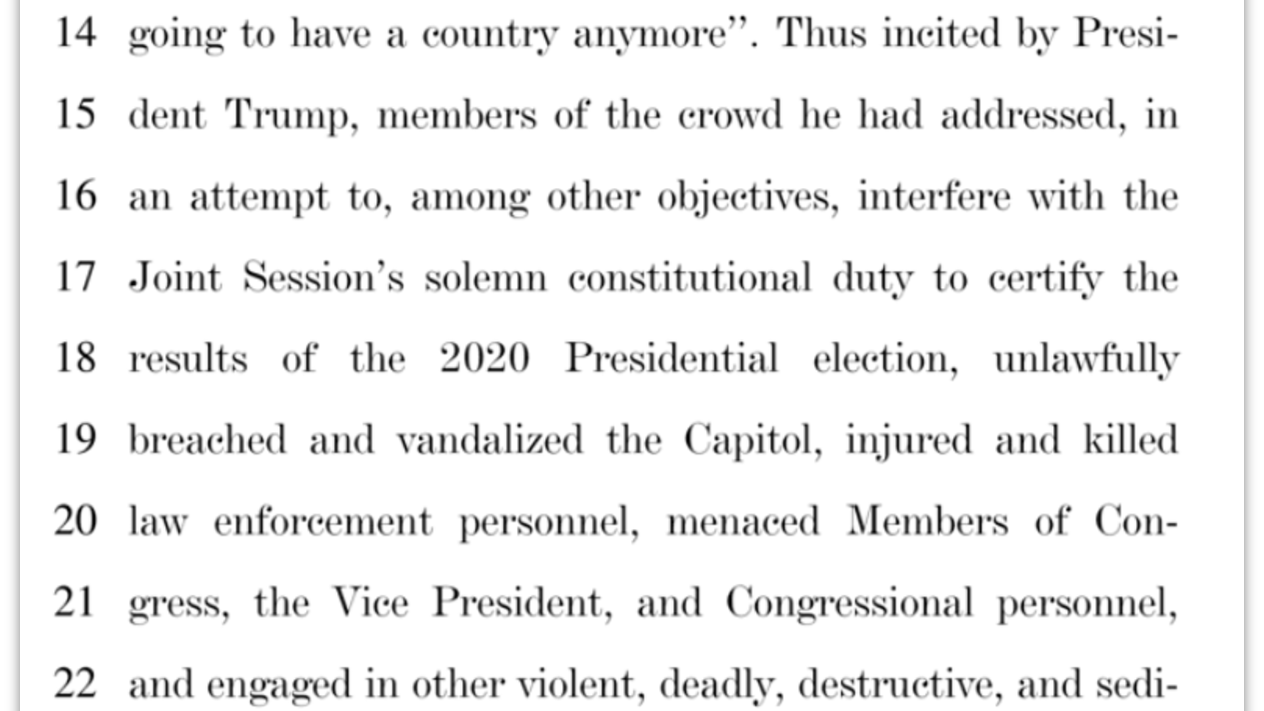 Impeachment Briefing: ‘Incitement of Insurrection’
