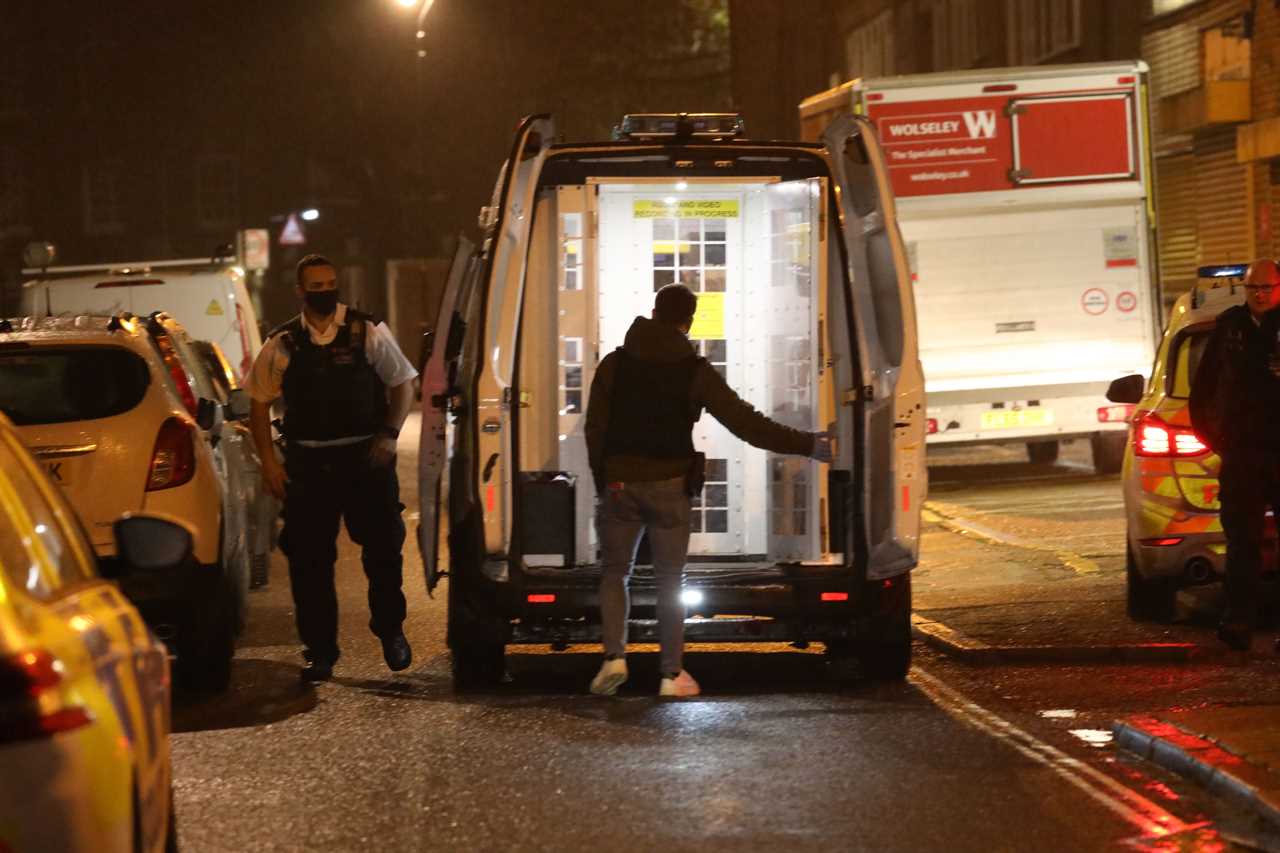 Moment cops catch punters breaking Covid lockdown after they snuck into pub to sink pints and sing karaoke