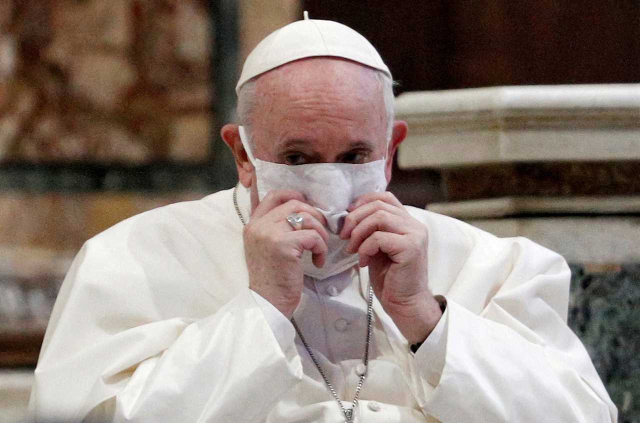 Pope Francis, 84, gets Pfizer Covid jab after telling Catholics ‘it’s their moral duty’ to have Covid vaccine