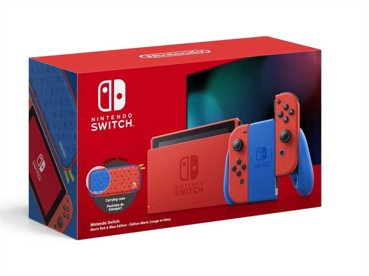 Nintendo Switch Mario Red & Blue Edition pre-order CHEAPER than standard console