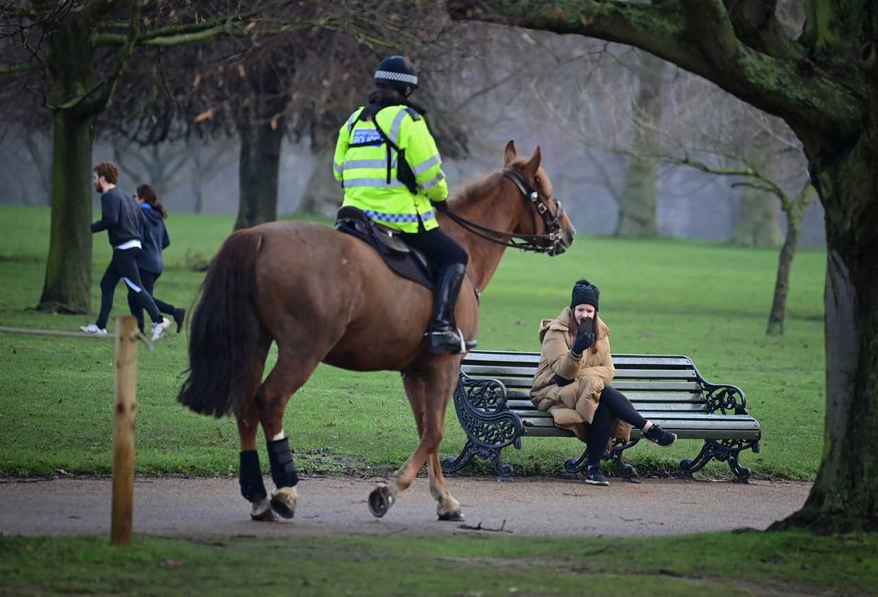 Police are failing to crack down hard enough on Covid rule flouters, according to a poll of angry Brits