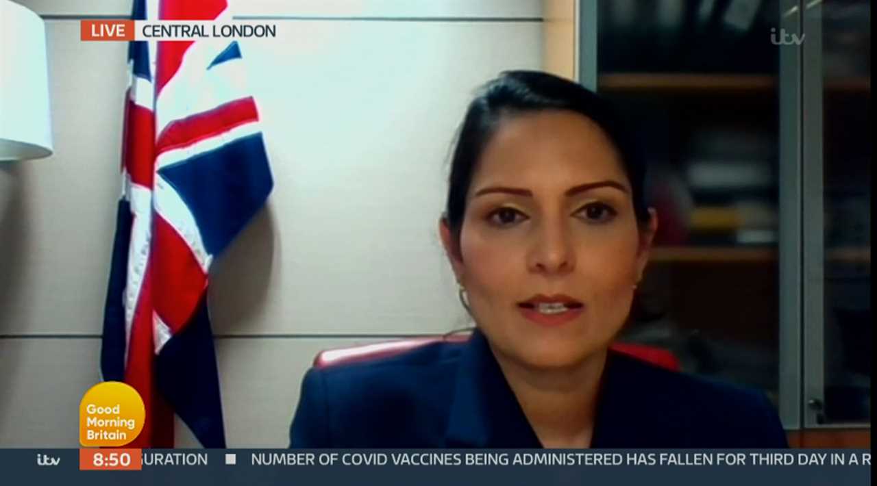 Priti Patel DID want Britain to shut its borders last March in bombshell leaked tape confession