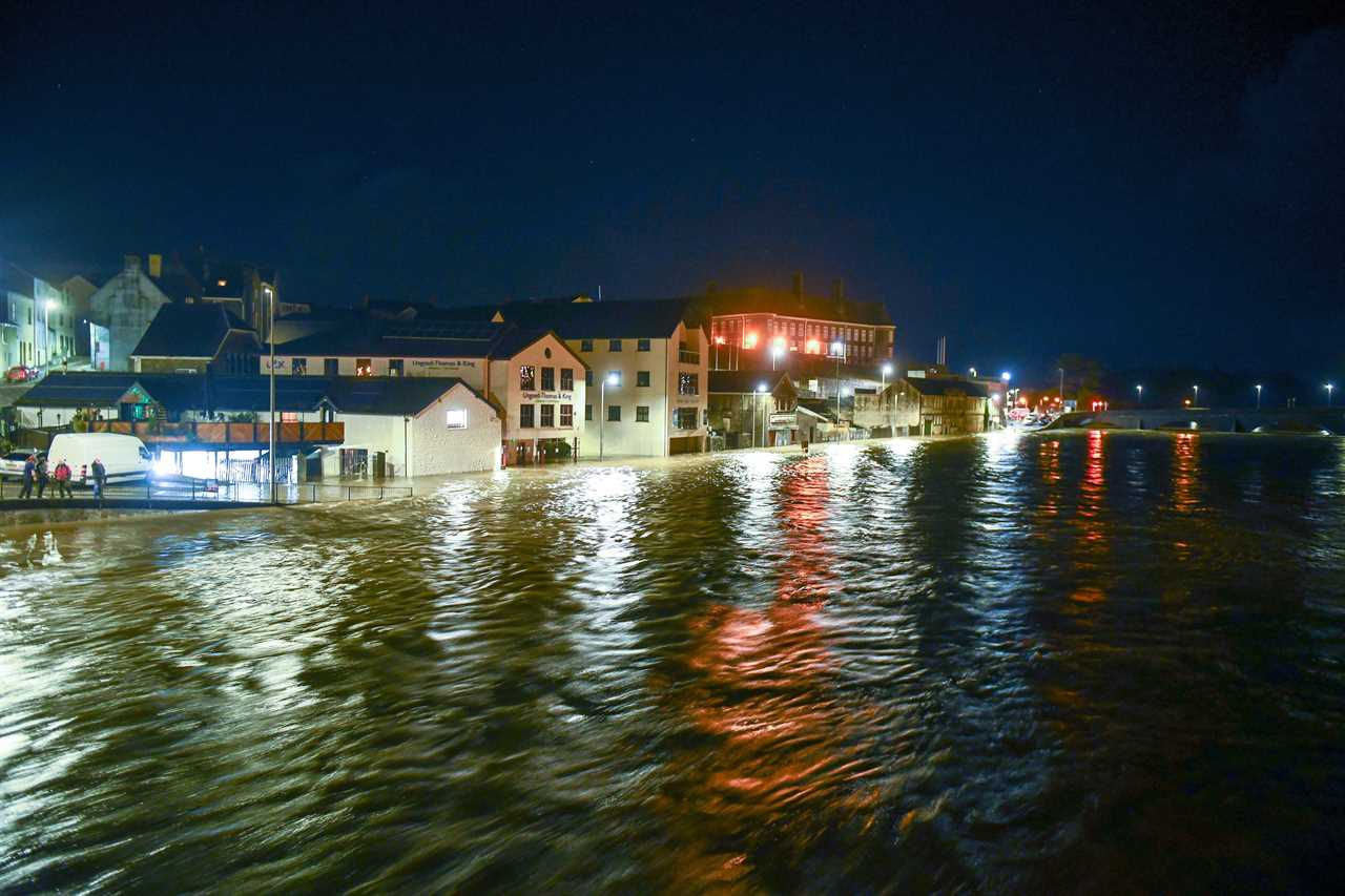 Dad and children, 8 and 12, rescued from sea after breaking lockdown to visit beach during Storm Christoph